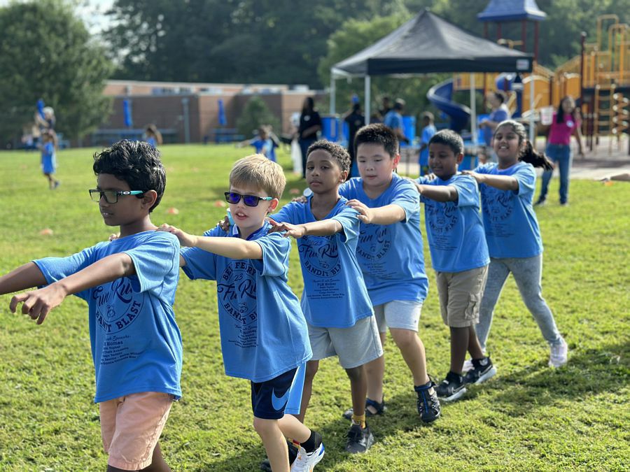 Having a Blast at Last Year's Fun Run!