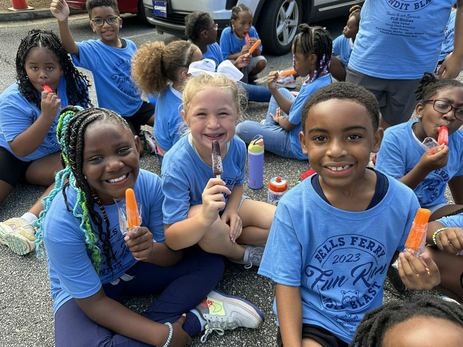 Having a Blast at Last Year's Fun Run!
