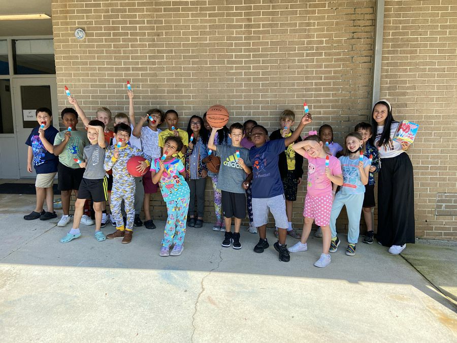 Enjoying classroom rewards!